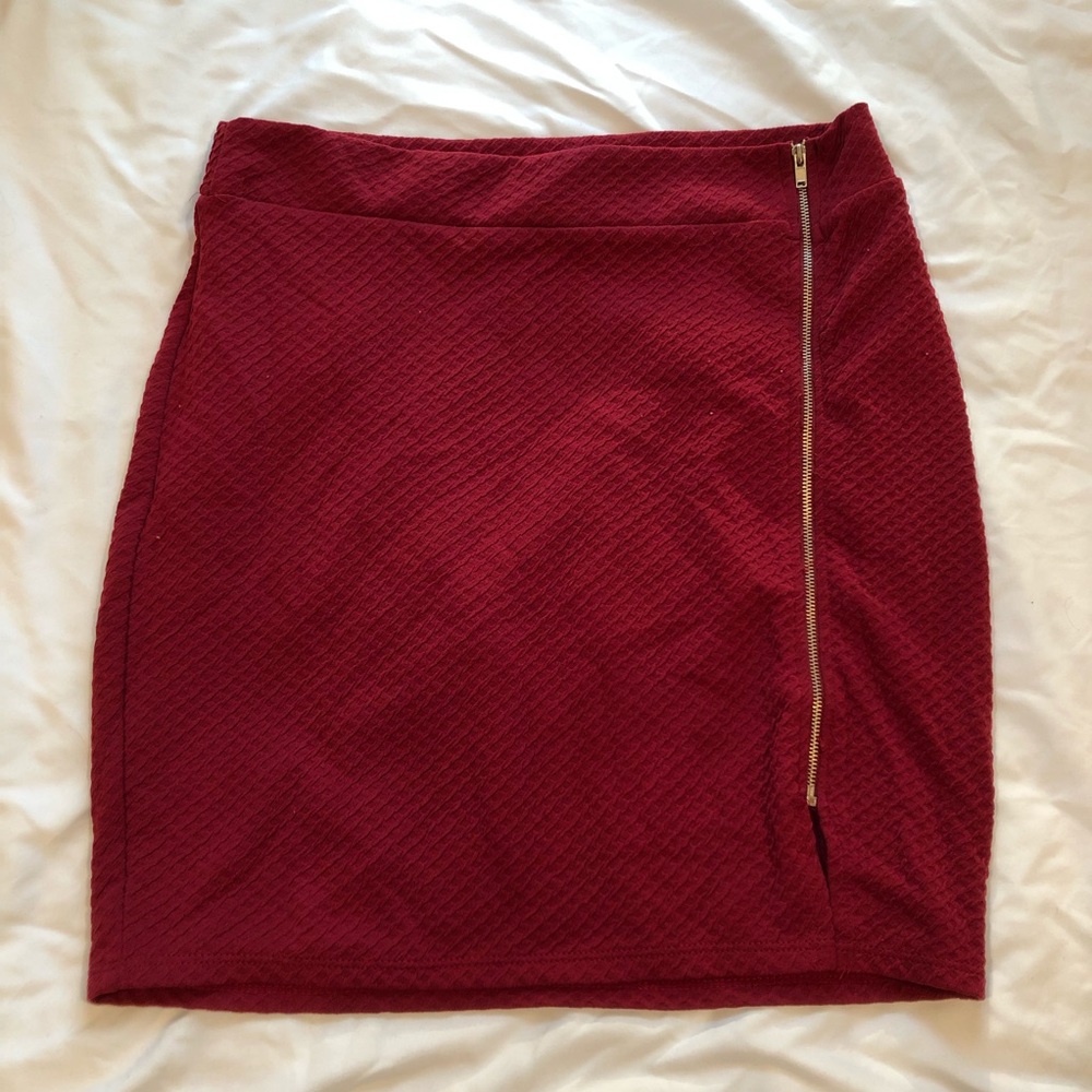 Zip Up wrap skirt